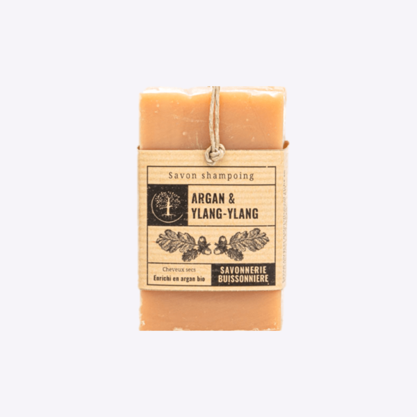 Shampoing solide Argan & Ylang-Ylang BIO | La Savonnerie Buissonnière