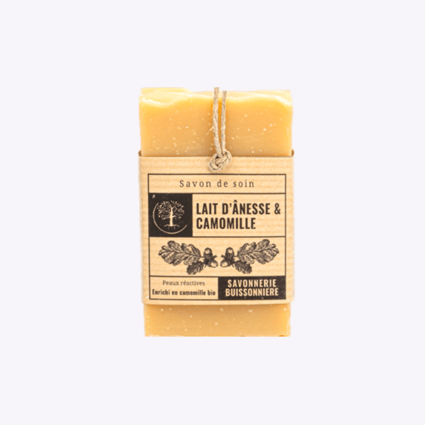Savon Lait d'ânesse & Camomille BIO | La Savonnerie Buissonnière