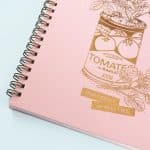Carnet de recettes Jolie conserve rose de la marque Les Editions du Paon