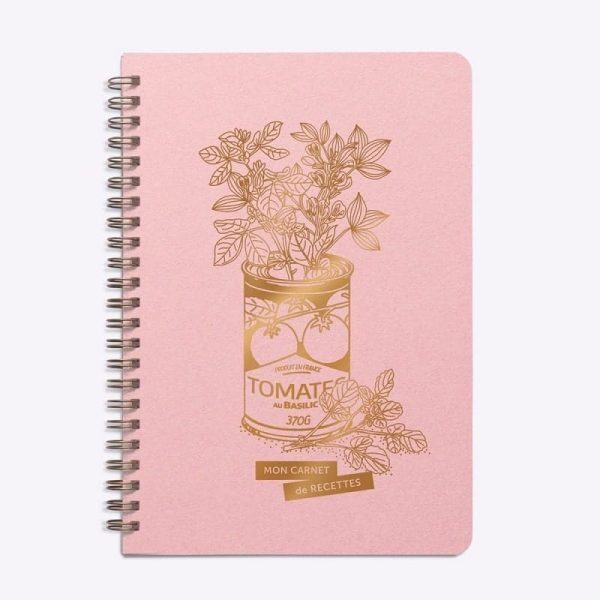 Carnet de recettes Jolie conserve rose de la marque Les Editions du Paon