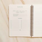 Aperçu de l'intérieur d'un Carnet de recettes de la marque Les Editions du Paon