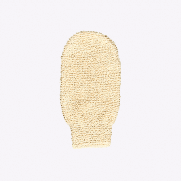 Gant exfoliant massage en jute
