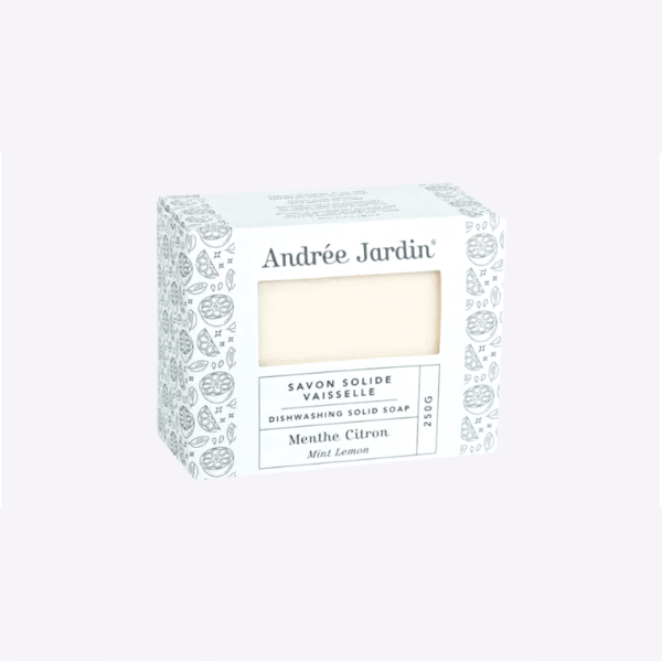 Savon vaisselle solide Menthe citron Andrée Jardin