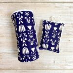 Duo essuie-tout lavable artisanal et éponge lavable