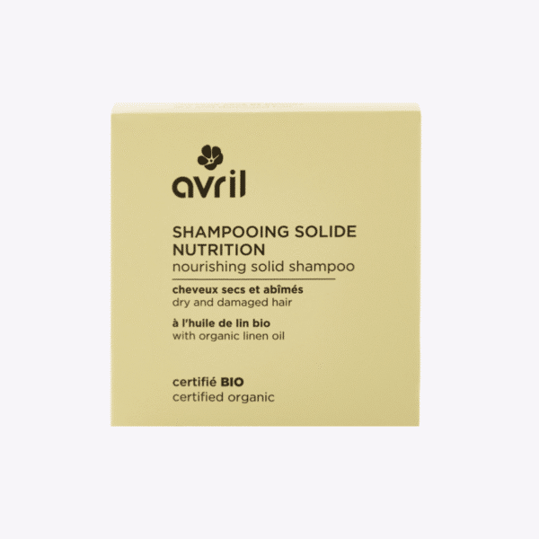Shampoing solide nutrition cheveux secs et abîmés Avril