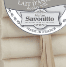 Lot de 10 savons au lait d'ânesse Made in France de la marque Maître Savonitto
