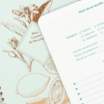 Carnet de recettes Lemonade vert d'eau de la marque Les Editions du Paon