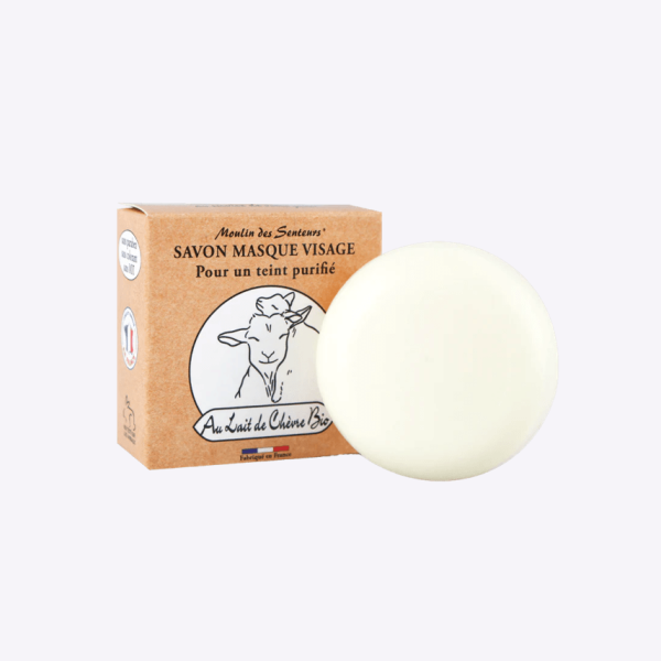Savon masque au lait de chèvre Bio