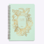 Carnet de recettes Abondance vert d'eau Les Editions du Paon
