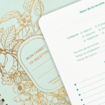 Carnet de recettes Abondance vert d'eau Les Editions du Paon