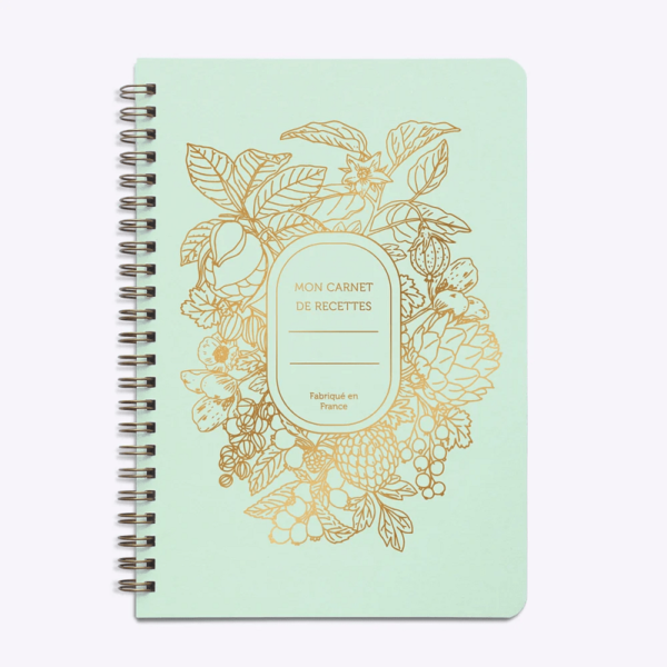 Carnet de recettes Abondance vert d'eau Les Editions du Paon