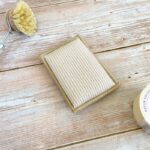 Eponge lavable en bambou double face